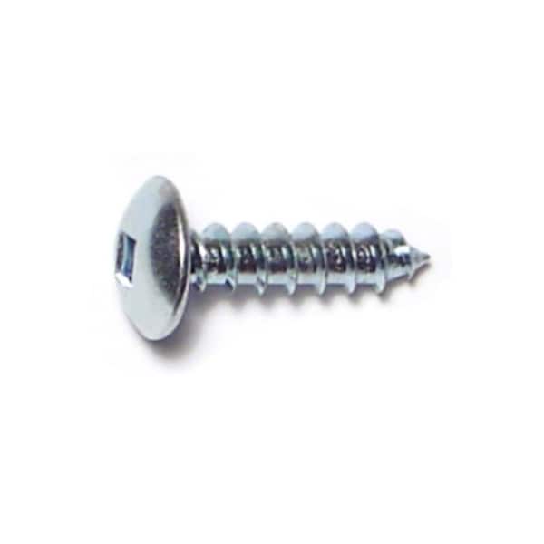 Midwest Fastener Sheet Metal Screw, #10 x 3/4 in, Zinc Plated Steel Truss Head Square Drive, 35 PK 30815 - main
